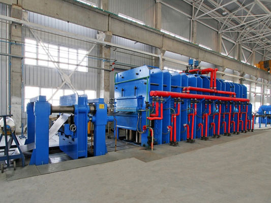3-Ply de caucho cinta transportadora equipo de la máquina de producción de la línea de prensa