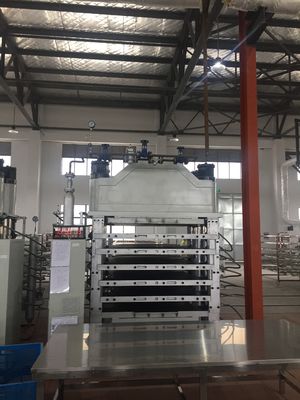 6 capas EVA máquina de prensa de espuma de formación con 33 pulgadas 838mm cilindro